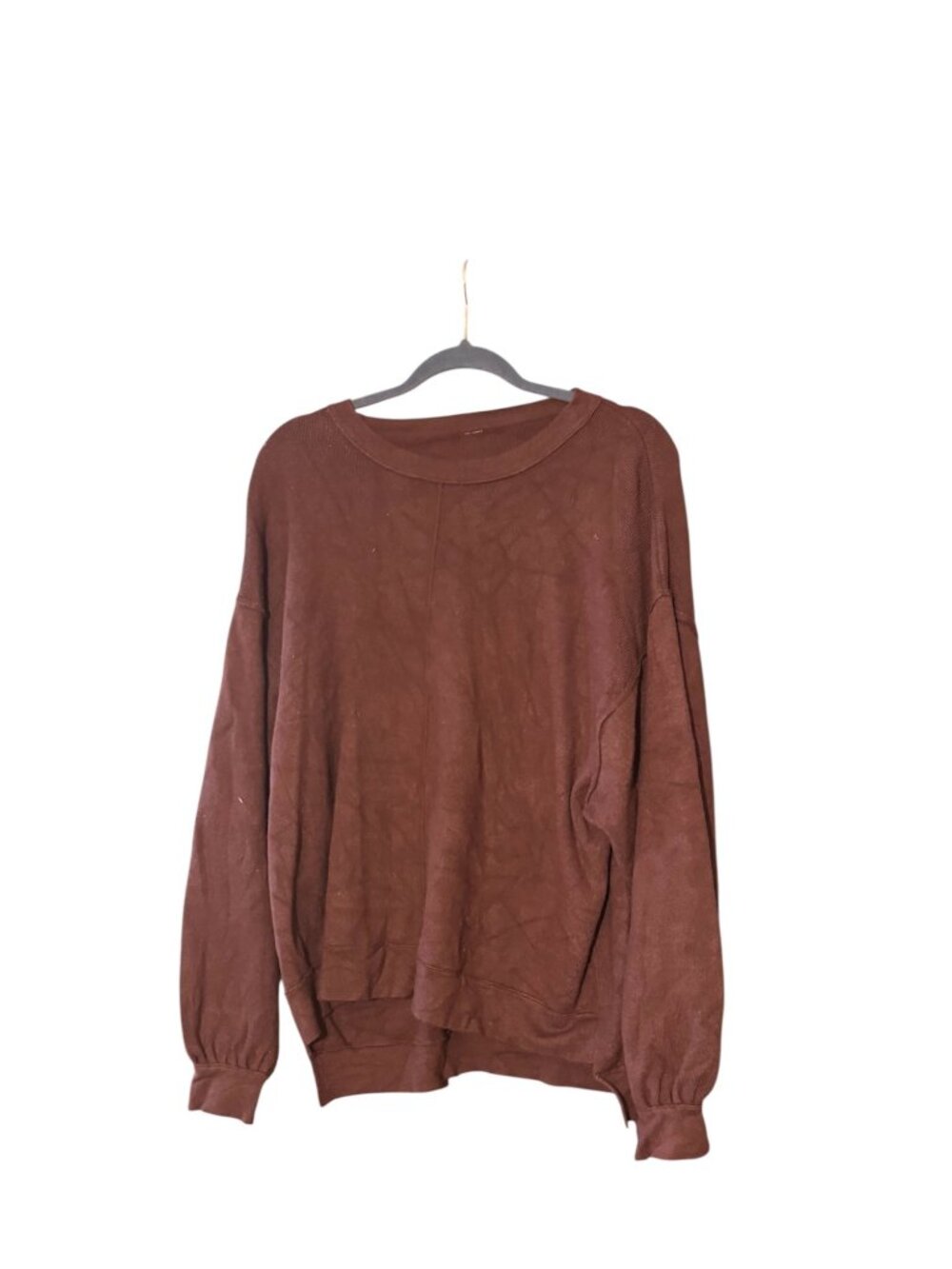By Together Anthropologie Oversized Sweater — Maroon Red— Size Small